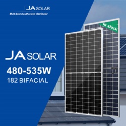 JA solar 182 Bifacial Series Solar panel 480W 485W 530W 535W Price with morego supply