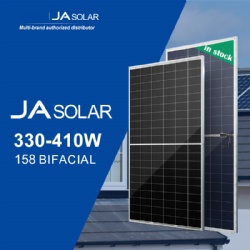 JA solar 158 Double Series Solar panel 330W 335W 340W Price Solar mono panels 400W 405W 410W cost with morego supply